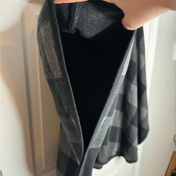RAFAELLA NWT Charcoal Tweed Heather Checkered Black and Gray Zipper Size 2x - Picture 4 of 7